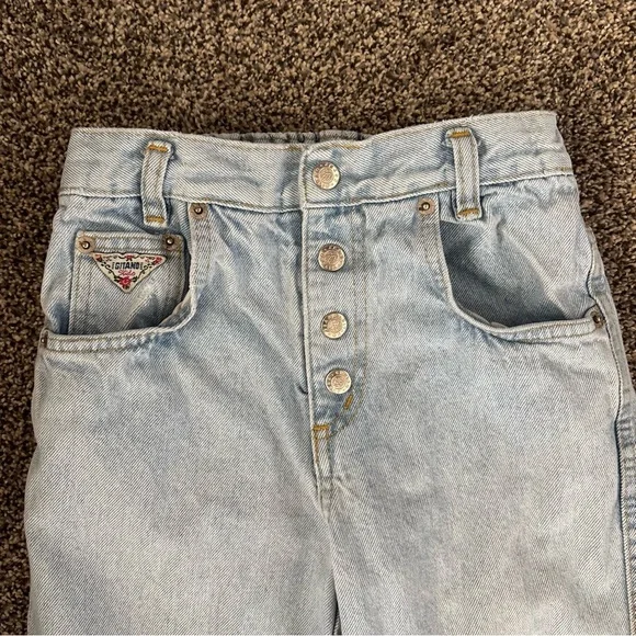 Gitano Girl’s Light Blue Jeans Vintage 80’s 90’s Size 6 - Picture 4 of 8